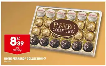 ALDI Ferrero boîte ferrero collection offre