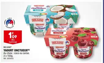 ALDI Milsani yaourt onctueux offre