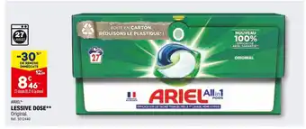 ALDI Ariel lessive dose offre