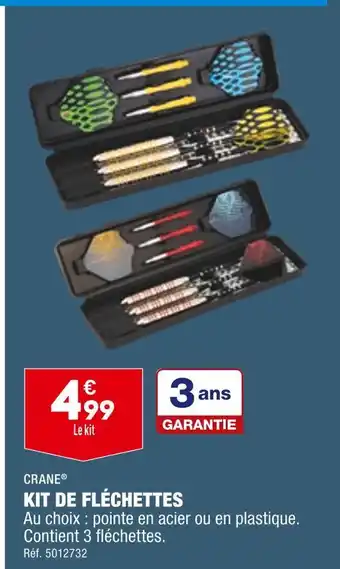 ALDI Crane kit de fléchettes offre