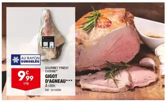 ALDI Gourmet finest cuisine gigot d’agneau offre