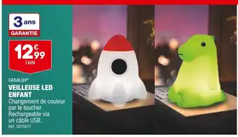 ALDI Casalux veilleuse led enfant offre