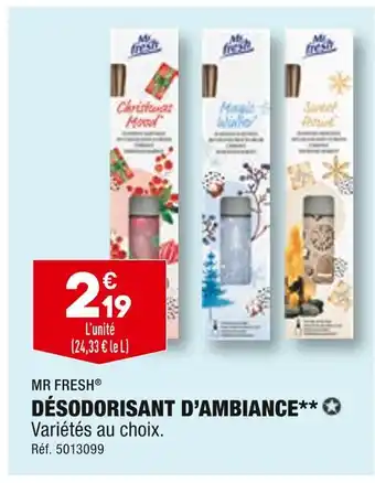 ALDI Mr fresh désodorisant d’ambiance offre