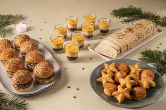 6 mini cakes et 6 étoiles