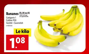 Lidl Bananes offre