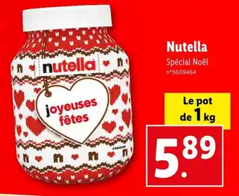 Lidl Nutella nutella offre