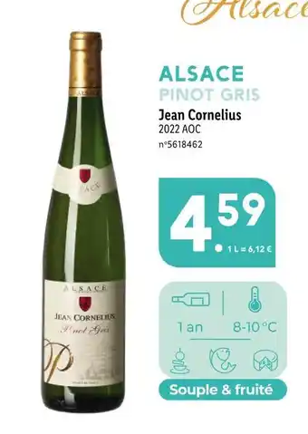 Lidl Jean cornelius alsace pinot gris offre