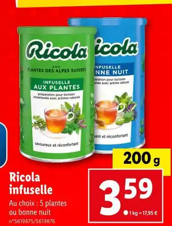 Ricola ricola infuselle