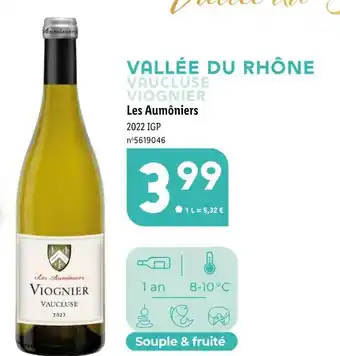 Lidl Les aumôniers vallée du rhöne vaucluse viognier offre