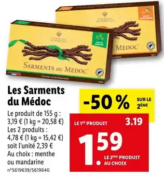 Les sarments du médoc