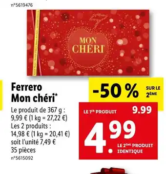 Ferrero mon chéri