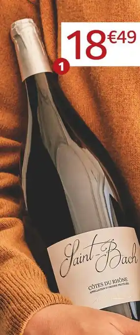 Jardiland Saint-bach coffret aop côtes-du-rhône offre