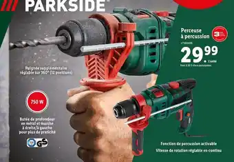 Lidl Parkside perceuse à percussion offre