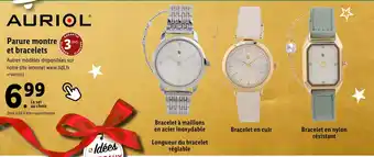 Lidl Auriol parure montre et bracelets offre