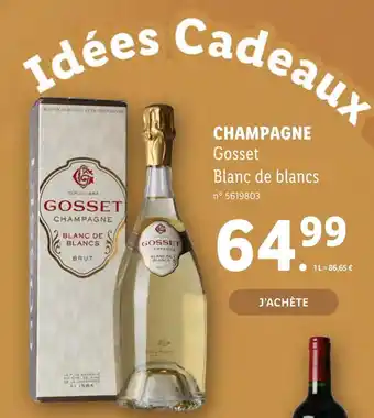 Lidl Champagne offre