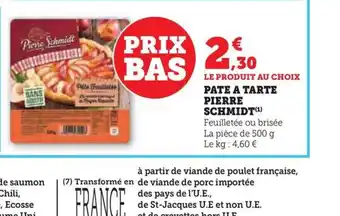 PATE A TARTE PIERRE SCHMIDT