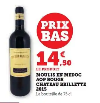 LE PRODUIT MOULIS EN MEDOC AOP ROUGE