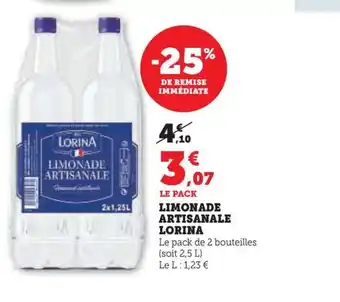 Hyper U LIMONADE ARTISANALE offre