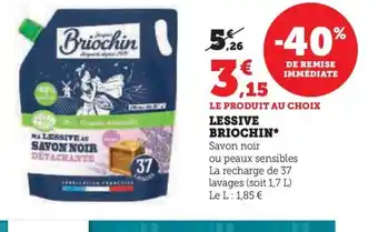 Hyper U LESSIVE BRIOCHIN offre