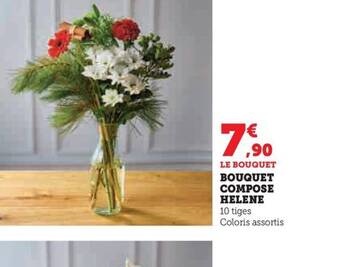 Hyper U BOUQUET COMPOSE offre
