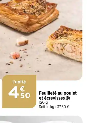 Bi1 Feuilleté au poulet et écrevisses offre