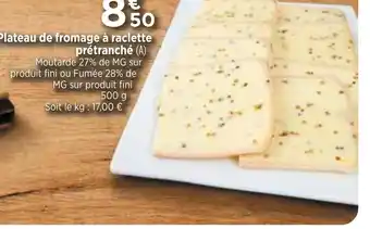 Bi1 Plateau de fromage à raclette offre