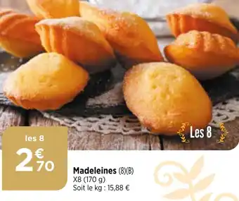 Bi1 Madeleines offre