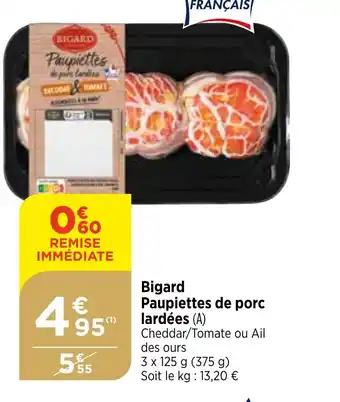 Bi1 Bigard Paupiettes de porc offre