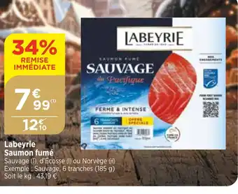Bi1 Labeyrie Saumon fumé offre