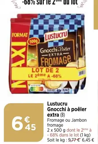 Lustucru Gnocchi à poêler