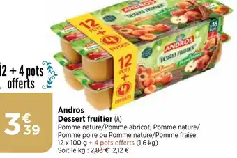 Andros Dessert fruitier