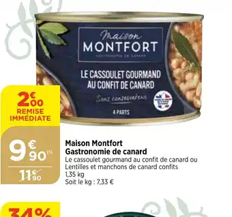 Bi1 Maison Montfort Gastronomie de canard offre