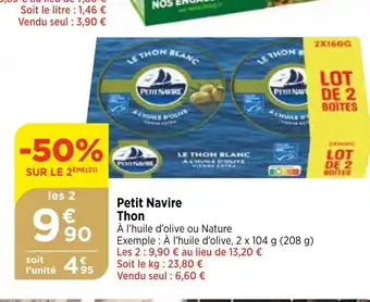 Bi1 Petit Navire offre