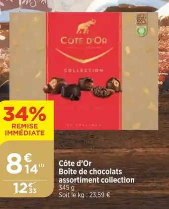 Bi1 Côte d'Or Boîte de chocolats assortiment collection offre