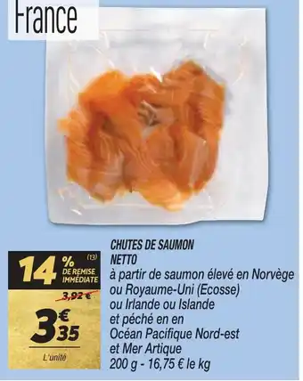 Netto CHUTES DE SAUMON offre