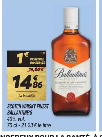 Netto SCOTCH WHISKY FINEST BALLANTINE'S offre