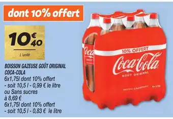 Netto BOISSON GAZEUSE GOÛT ORIGINAL COCA-COLA offre