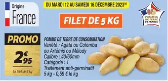 POMME DE TERRE DE CONSOMMATION