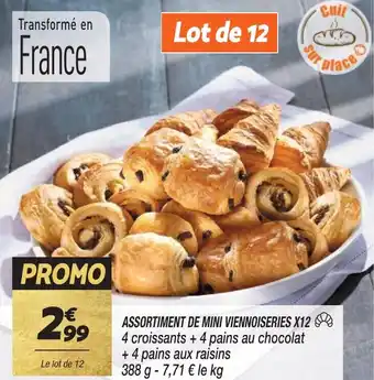 Netto ASSORTIMENT DE MINI VIENNOISERIES X12 offre