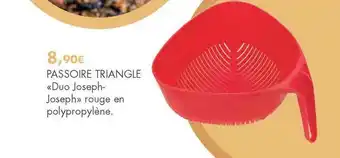 Passoire Triangle «duo Joseph-joseph» Rouge En PolypropylÚne
