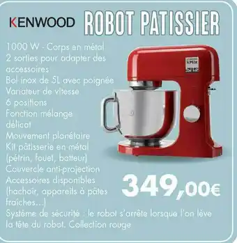 Robot Pâtissier Kenwood