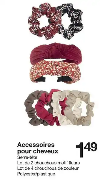 Zeeman Accessoires Pour Cheveux offre