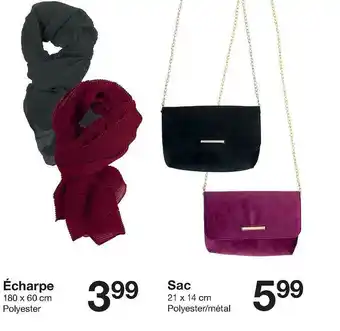 Zeeman écharpe, Sac offre