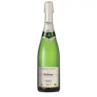 E.Leclerc Crémant d'alsace wolfberger bio - brut - 75 cl offre