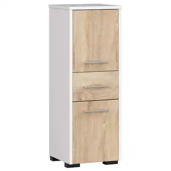 Astoria - colonne de salle de bain style moderne - 30x85x30 - 2 portes+1 tiroir - sonoma