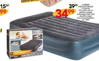 Stokomani L'airbed fibe electrique 2 places offre
