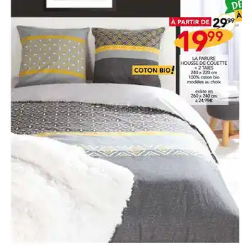Stokomani La parure housse de couette + 2 taies offre