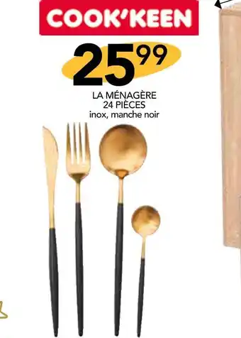 Stokomani Cook'keen la ménagère 24 pièces offre