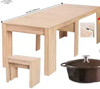 Stokomani Déclic'home la table console extensible offre