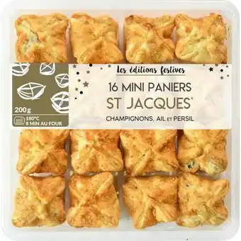 Carrefour Market 16 mini paniers feuilletés aux saint-jacques offre